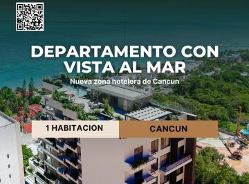 Departamento · 66m² · 1 Recámara · 1 Estacionamiento · Departamento a La Venta en Cancun Costa con Vista Al Mar
