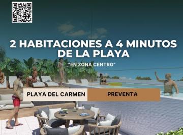 Departamento · 28m² · 1 Recámara · 1 Estacionamiento · Departamento en Playa del Carmen Zona Centro