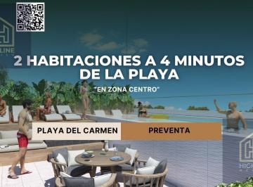 Departamento · 28m² · 1 Recámara · 1 Estacionamiento · Departamento en Playa del Carmen Zona Centro