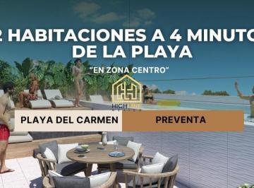 Departamento · 28m² · 1 Recámara · 1 Estacionamiento · Departamento en Playa del Carmen Zona Centro