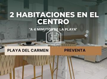 Departamento · 71m² · 2 Recámaras · 1 Estacionamiento · Departamento en Playa del Carmen Zona Centro