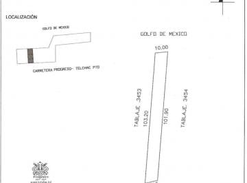 Terreno / Lote , Chicxulub Pueblo · Terreno en San Benito en Venta con 10 m Lineales Frente Al Mar