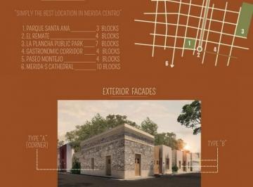 Casa · 2 Recámaras · Hermosas Casas en Venta en Merida Centro Historico (Avc - 2586)