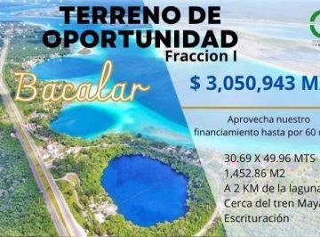 Terreno / Lote · Terreno en Bacalar con Título de Propiedad