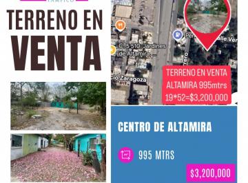 Terreno / Lote · 995m² · Terreno - Altamira
