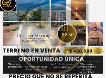 Terreno / Lote · 112m² · Terreno en Ciudad Maderas