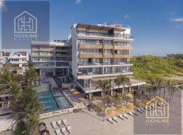 Departamento en Venta de 1 habitación Puerto Morelos · Departamento en Venta 1 Recámara Frente Al Mar con Spa