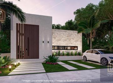 Villa · 152m² · 3 Recámaras · 2 Estacionamientos · Villa en Tulum, en Venta, de 3 Habitaciones, con Acceso a Campo de Golf
