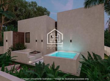 Villa · 152m² · 3 Recámaras · 2 Estacionamientos · Villa en Tulum, en Venta, de 3 Habitaciones, con Acceso a Campo de Golf