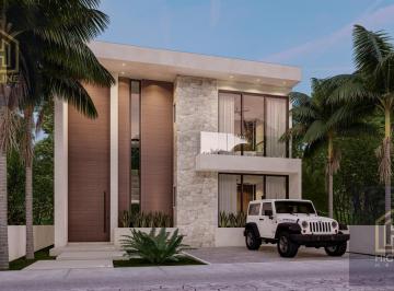 Villa · 297m² · 3 Recámaras · 2 Estacionamientos · Villa en Venta, en Tulum, 3 Habitaciones, Alberca, Acceso a Campo de Golf, Zona Exclusiva