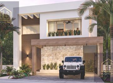 Villa · 244m² · 3 Recámaras · 2 Estacionamientos · Villa en Venta, en Tulum, 3 Habitaciones, con Acceso a Campo de Golf