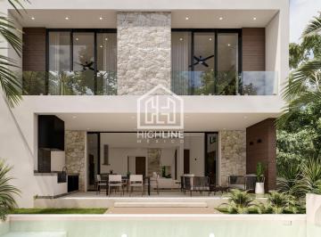 Villa · 420m² · 3 Recámaras · 2 Estacionamientos · Villa en Venta, en Tulum, 3 Habitaciones, Alberca, Acceso a Campo de Golf, Zona Exclusiva