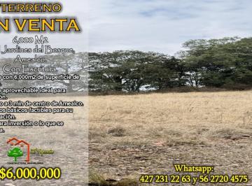 Terreno / Lote , Amealco de Bonfil · Col. Jardines del Bosque, Amealco. Gran Oportunidad Terreno en Venta de 6,000 m².