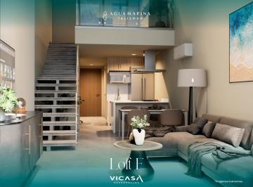 Departamento · 97m² · 1 Recámara · 1 Estacionamiento · Loft 1.5 Recamaras en Venta Frente Al Mar Aguamarina Mazatlan