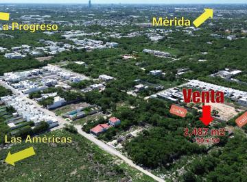 Terreno / Lote · 2487m² · Terreno en Venta en Dzitya Ideal Para Desarrollo Residencial, Mérida, Yucatán - (4)