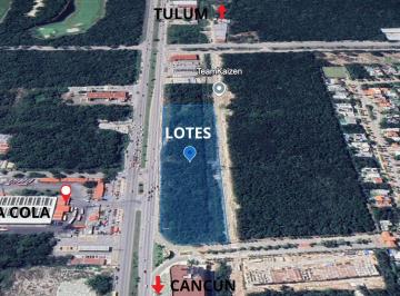 Terreno / Lote , Solidaridad · Terreno Comercial Venta o Renta Playa del Carmen