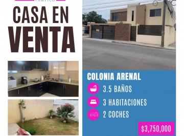 Casa · 180m² · 3 Recámaras · 2 Estacionamientos · Casa - Arenal