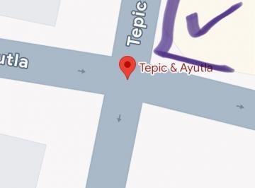 TERRENO EN RENTA 

30mts de frente x 10 Mts de fondo 
X la calle Ayutla en esqui · Terreno en Renta Col. Nuevo Repueblo (En Esquina)