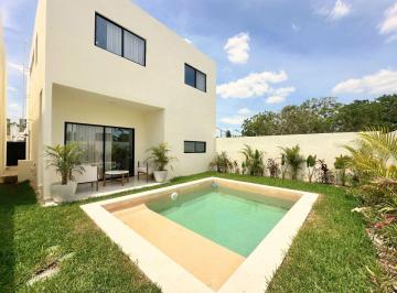 Casa en condominio de 2 habitaciones, Conkal · Casa en Venta en Merida Yucatan Conkal Estela Nativa Mod. Quetzal