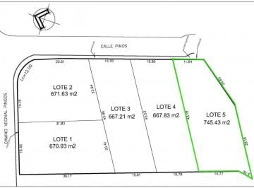 Terreno / Lote · 745m² · Terreno - Venta Los Cristales