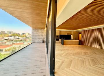 Terraza de comedor · Departamento en Renta en Polanco | Rubén Darío 225 | 384 m² con Terraza y Vista a Chapultepec