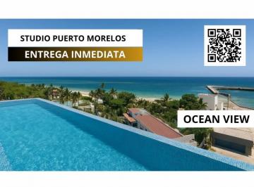 Departamento · 31m² · 1 Recámara · Studio Amueblado en Venta Puerto Morelos Entrega Inmediata - Credito Bancario