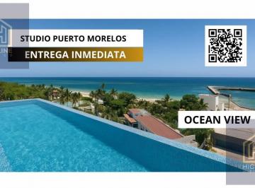 Departamento · 31m² · 1 Recámara · Studio Amueblado en Venta Puerto Morelos Entrega Inmediata - Credito Bancario