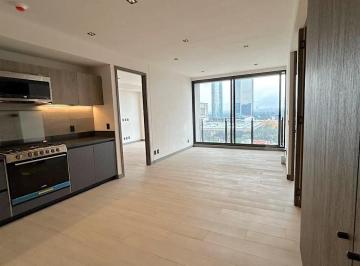 Cocina - comedor - sala · Venta Departamento 90 m² Be Grand del Valle Piso 16 | 2 Recámaras | Vista Panorámica y Balcón