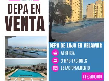 Departamento · 3 Recámaras · 1 Estacionamiento · Departamento - Fraccionamiento Residencia Velamar