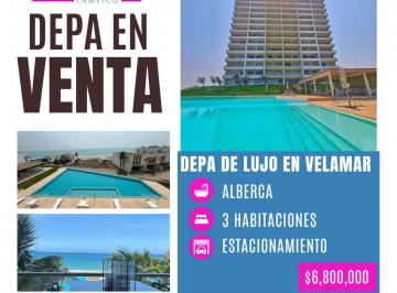 Departamento · 3 Recámaras · 1 Estacionamiento · Departamento - Fraccionamiento Residencia Velamar