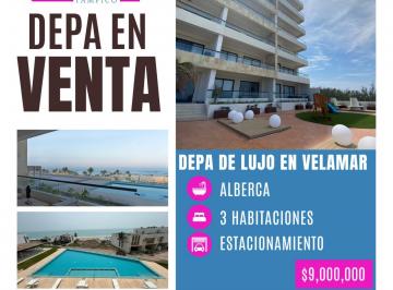 Departamento · 3 Recámaras · Departamento - Fraccionamiento Residencia Velamar