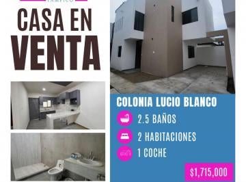 Casa · 2 Recámaras · 1 Estacionamiento · Casa - Lucio Blanco