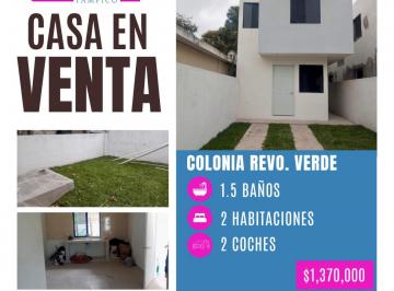 Casa · 2 Recámaras · 2 Estacionamientos · Casa - Revolución Verde
