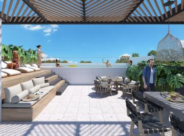 Departamento · 35m² · 1 Recámara · 1 Estacionamiento · Departamento en Venta en Playa del Carmen 1 Habitación con Pileta de Hielo, Gym, Bicicletas, Piscina