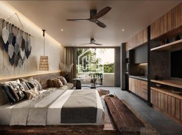 Departamento · 54m² · 1 Recámara · 1 Estacionamiento · Venta de Departamento en Tulum en Aldea Zama con Spa Gym