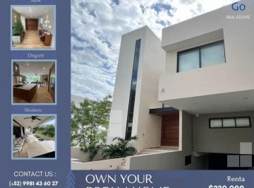 Casa · 823m² · 4 Recámaras · 4 Estacionamientos · Venta $387 Mdp, Renta $220 Mil Casa, Canales de Puerto Cancun