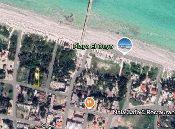 Terreno / Lote · 400m² · Terreno Frente Al Mar en Venta en Las Hermosas Playas de El Cuyo, Yucatán