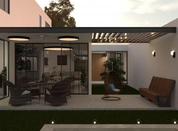 Casa · 312m² · 3 Recámaras · 2 Estacionamientos · ?casa en Venta, Alberca, 3 Habitaciones Equipada, Paneles, en Dzityá, Mérida.