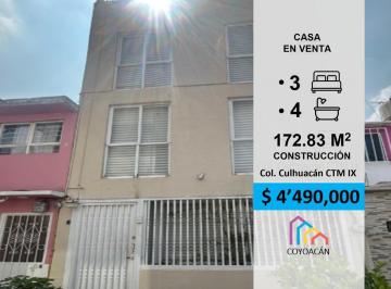 Casa · 172m² · 3 Recámaras · Magnífica Casa en Venta Dolores Guerreo, Coyoacán, Cdmx.
