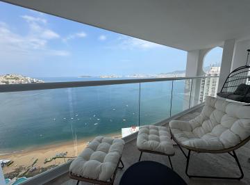 Departamento de 3 habitaciones, Acapulco de Juárez · PH en Armandos Le Club Sobre Costera Frente a Playa