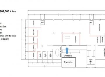 Oficina · 330m² · ¡Oficinas en Renta en Av Moliere, Polanco!