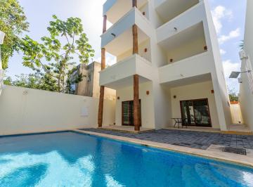Departamento · 172m² · 2 Recámaras · 1 Estacionamiento · Se Renta Departamento Planta Baja Amueblado de 2 Recamaras 2 Baños 172 m² en El Cielo, Playa del Car
