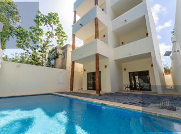 Departamento · 172m² · 2 Recámaras · 1 Estacionamiento · Se Renta Departamento Planta Baja Amueblado de 2 Recamaras 2 Baños 172 m² en El Cielo, Playa del Car