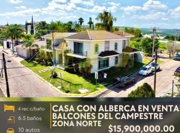 Casa · 1078m² · 4 Recámaras · 10 Estacionamientos · Casa en Venta en Balcones del Campestre