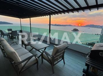 Departamento · 293m² · 3 Recámaras · 2 Estacionamientos · Penthouse en Venta en Vista Condesa Acapulco, con Vista Al Mar - Alberca y Ubicacion Muy Cerca de L