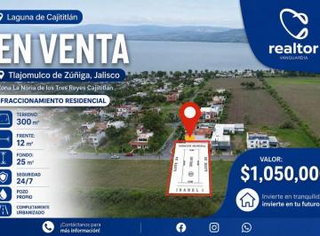 Terreno / Lote , Tlajomulco de Zúñiga · Terreno en Venta en La Noria de Los Tres Reyes (Cajititlan)