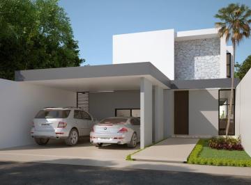 Casa · 177m² · 3 Recámaras · 2 Estacionamientos · Casas de 2, 3 y 4 Recámaras en Privada Nadira Conkal Yucatán