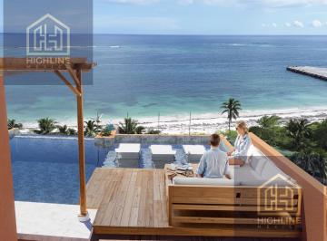 Departamento · 61m² · 1 Recámara · 1 Estacionamiento · Venta de Departamento con Vista Al Mar Ubicado en Puerto Morelos
