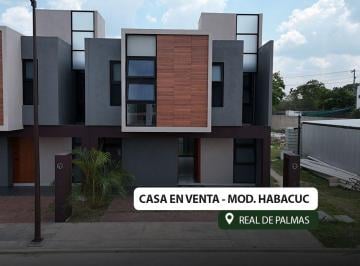 Casa de 4 habitaciones, Villahermosa · Casa en Venta en Real de Palmas Mod Habacuc F - 1082