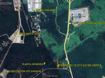 Terreno / Lote , Kanasín · Terreno 12,000 m² a Unos m de Planta Heineken en Kanasin